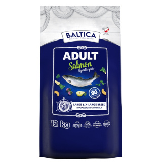 Baltica Hypoallergenic Salmon Adult L/XL 12kg - Łosoś - duże rasy