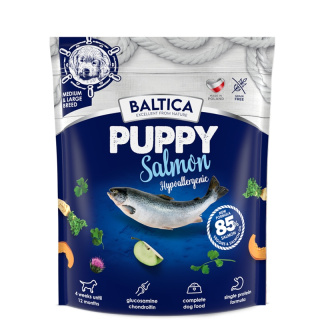 Baltica Hypoallergenic Salmon Puppy M/L 1kg - Łosoś - Szczeniak