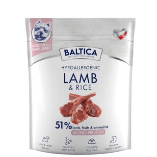 Baltica Lamb&Rice S 1kg - jagnięcina z ryżem - małe rasy