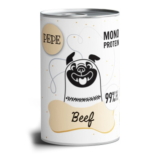 PAKA ZWIERZAKA - PEPE - MONOPROTEIN BEEF - Wołowina 400g