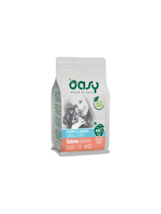 OASY ONE PROTEIN MINI PUPPY - ŁOSOŚ 0,8KG - KARMA SUCHA DLA PSA