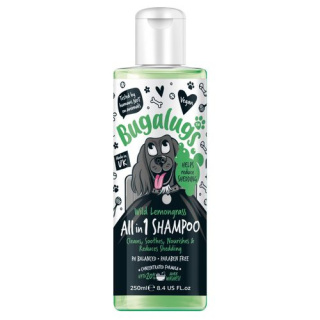 Bugalugs All in 1 Shampoo - szampon z odżywką dla psa, zmniejszający wypadanie sierści, koncentrat 1:10 - 250ml