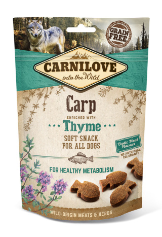 CARNILOVE SEMI MOIST SNACK - KARP Z TYMIANKIEM 200G - PRZYSMAK DLA PSA