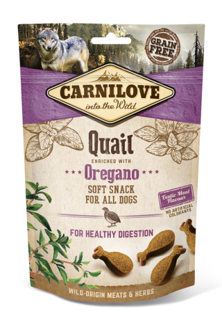 CARNILOVE SEMI MOIST SNACK - PRZEPIÓRKA Z OREGANO 200G - PRZYSMAK DLA PSA