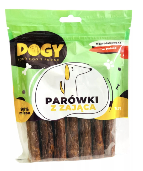 Dogy Parówki z zająca 7szt. - przysmaki dla psa