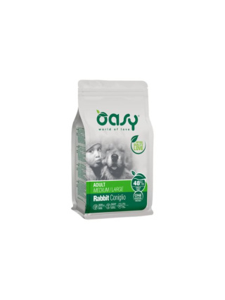 OASY ONE PROTEIN ADULT M/L - KRÓLIK 12KG - KARMA SUCHA DLA PSA