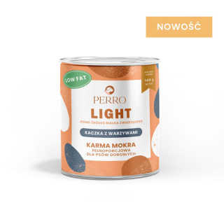 PERRO LIGHT - KACZKA Z WARZYWAMI 800G - MONOBIAŁKOWA KARMA MOKRA LIGHT DLA PSA