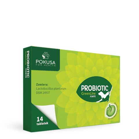 POKUSA - GreenLine Probiotic Forte - Probiotyk dla psów 14tabl