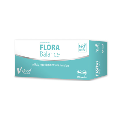 VetFood - Flora Balance 120 kapsułek - probiotyk dla psa i kota